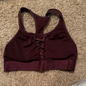 T.J.Maxx Deep Burgundy Sports Bra